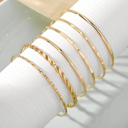 Golden Bohemian Fashion Bangle Set