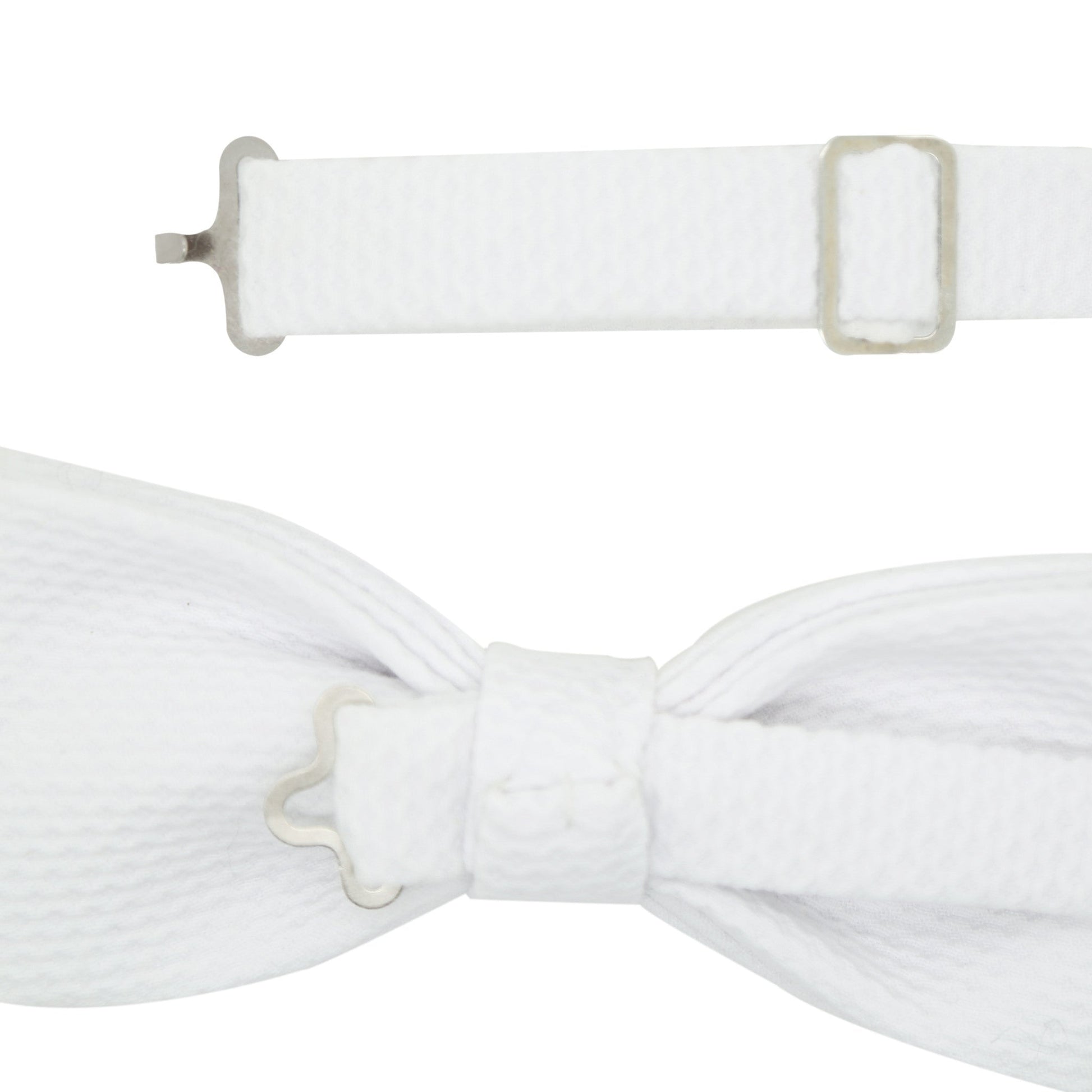 White Cotton PK Bowtie-1