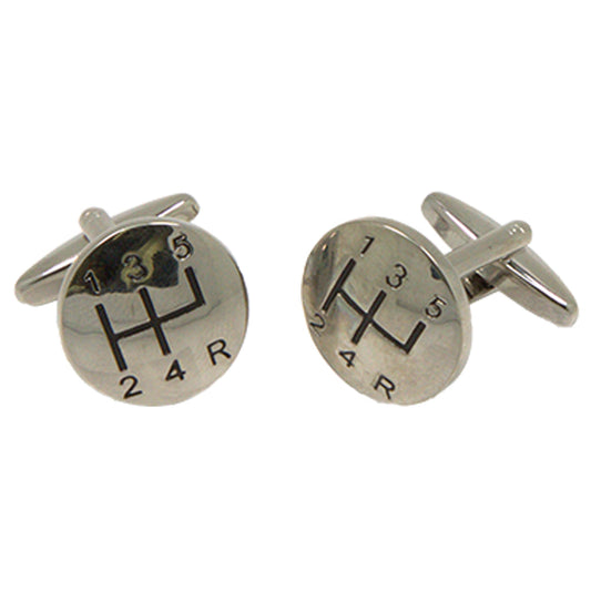 Gear Stick Cufflinks with Jewelry Box-0