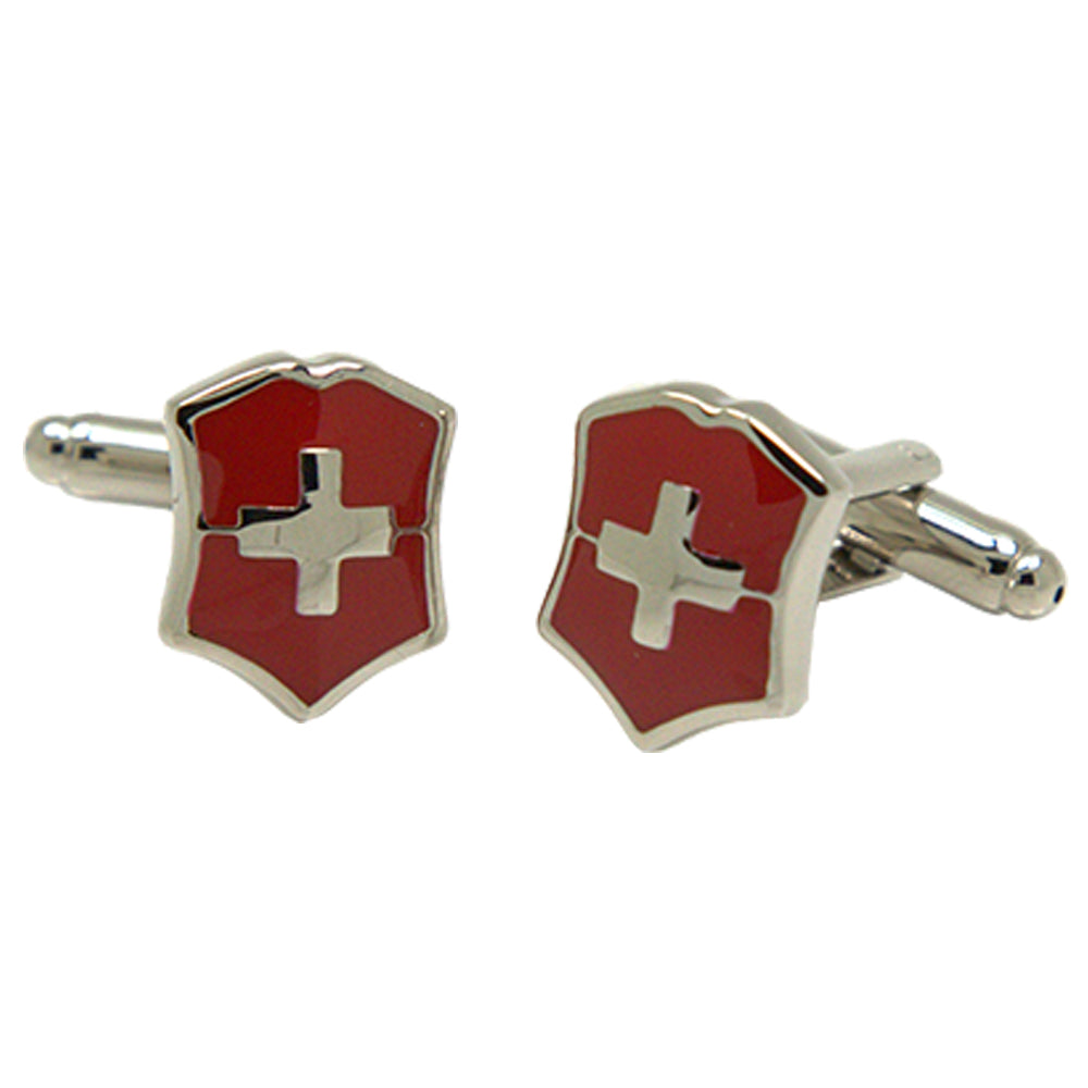 Red Shield Cufflinks-0