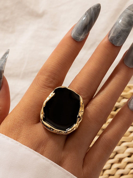 Irregular Edged Retro Ring