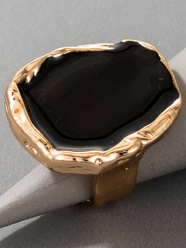 Irregular Edged Retro Ring