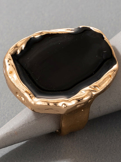 Irregular Edged Retro Ring