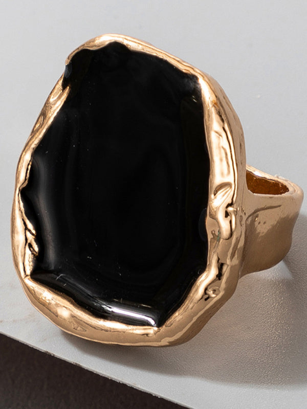 Irregular Edged Retro Ring