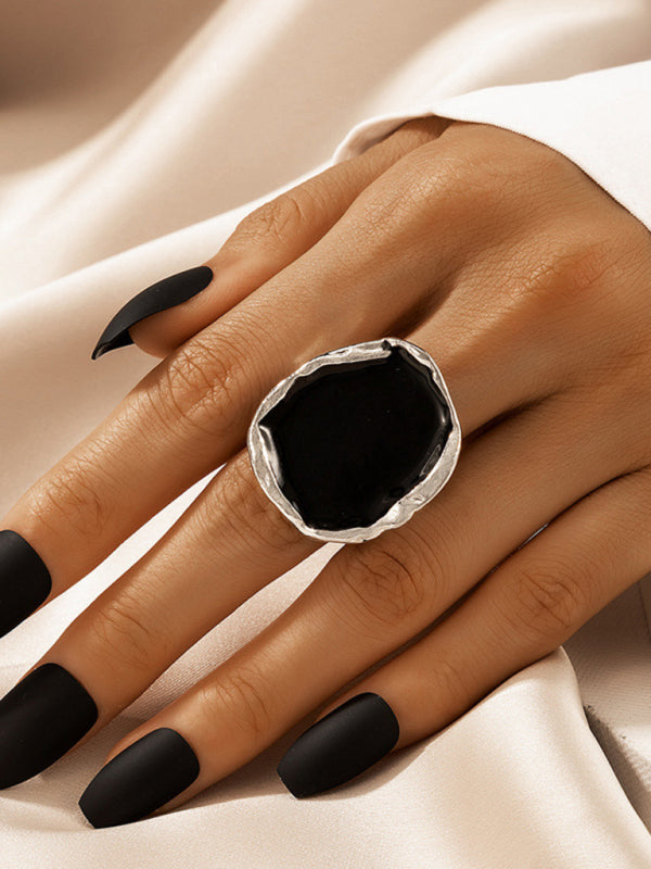 Irregular Edged Retro Ring