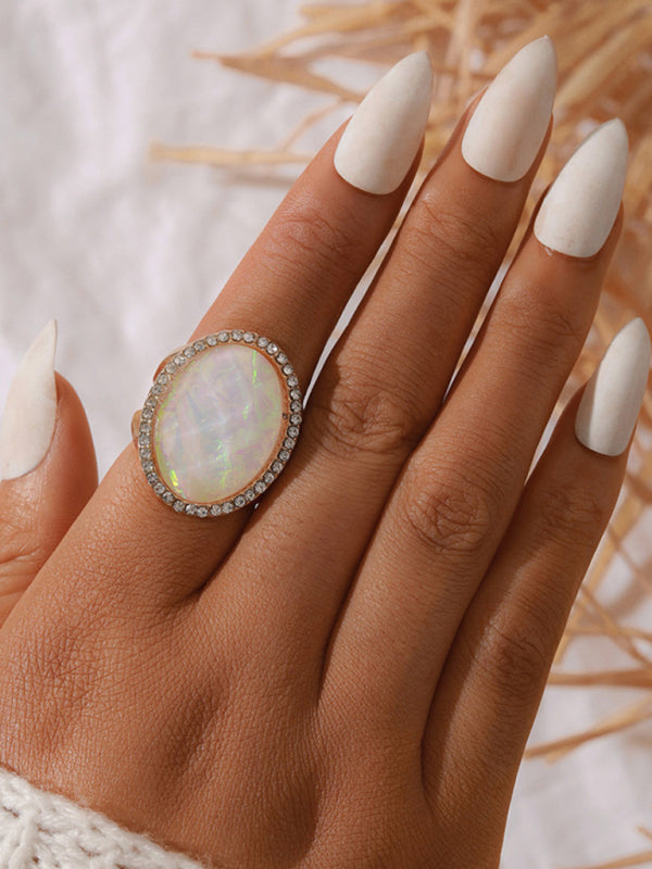 Irregular Edged Retro Ring